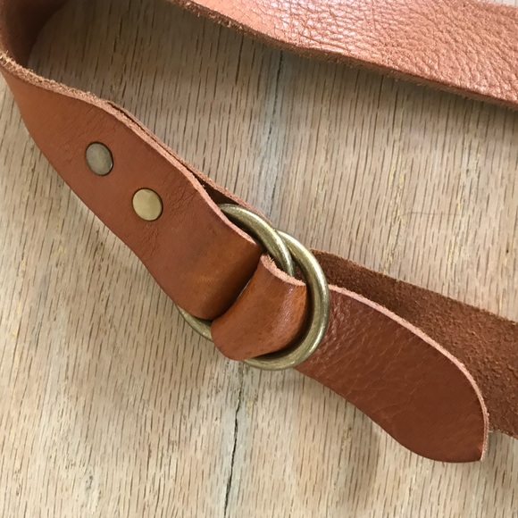 Brown Leather bag strap - adjustable - Picture 4 of 8